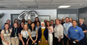 The Midwifery team celebrating 40 years of York Maternity Unit